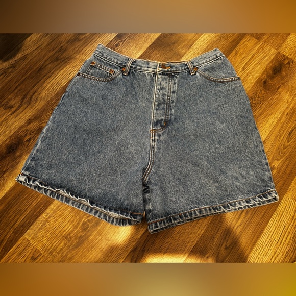 Vintage Falls Creek Women's Blue Jean Shorts size 14 jorts denim basic - Picture 1 of 9